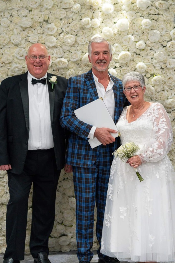 Five Star review for Mark Inscoe celebrant from Renewal of Vows couple
